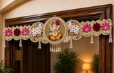 Premium Ganesha Pearl Door Toran | Designer Floral Bandanwar for Main Door