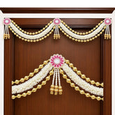 Royal Red Rose Floral Door Hanging Toran