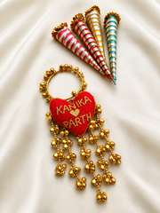 Karwa Chauth Personalized Red Heart Hanging