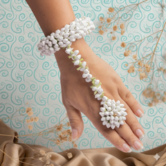 Mogra Flower Necklace Set