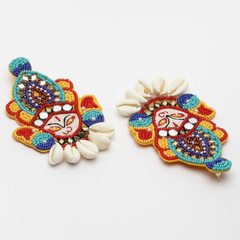 Maa Durga Handmade Earring