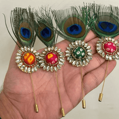 Bandhej Weeding Brooch