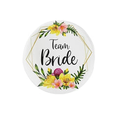 Team Bride Weeding Brooch