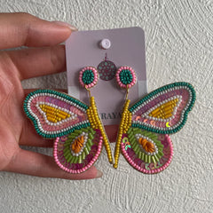 Title Handmade Beaded Earring Multicolour