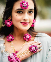 Flower Necklace Set