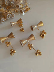 Handcrafted Wedding Pearl Ghungru Bell Damru