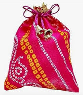 Chundri Print Potli Mix Colour 6/4 Inches