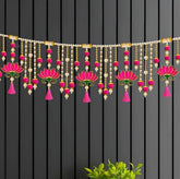 Elegant Handmade Lotus Decorative Toran