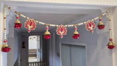 Elegant Handmade Shubh Labh Decorative Toran