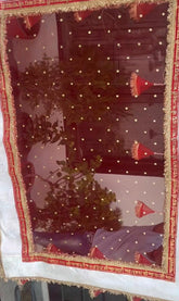 Hand Print Bridal Entry Chadar