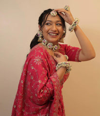 Flower Haldi Jewellery With Mini Flower
