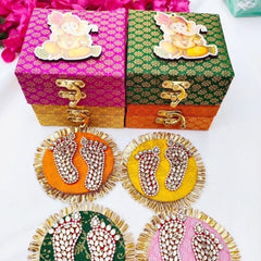 Lotus Laxmi Ji Charan With Box