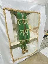 Hand Print Dupatta With Text