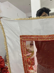 Hand Print Dupatta Sada Swavagyabati