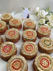 Ladoo Box With Jute Bag (500gm ladoo Box)