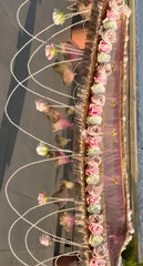 Flower Dupatta With Gota