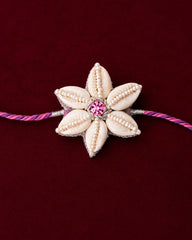Auspicious Shell Rakhi | Traditional Spiritual Rakhi