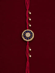 Kundan Stone Bhai Rakhi Set