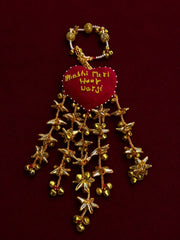 Heart Shape Rakhi with "Bhabhi Meri Hoor Wargi" Text | Special First Raksha Bandhan Rakhi (Copy) (Copy)