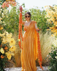 Premium Rose Floral Lumba – Traditional Bridal & Wedding Lumba