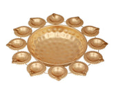 Urli Metal Diya set of 1 pc 8 inches
