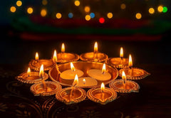 Urli Metal Diya set of 3 pc