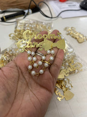 Groom gang Weeding Brooch