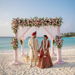 Pink Rose Varmala