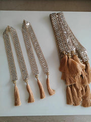 Golden Mirror Welcome Dupatta