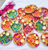 Patola Print Tilak plate