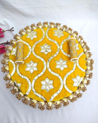 Sunshine Pearl Decorative Laddu Gopal Chowki