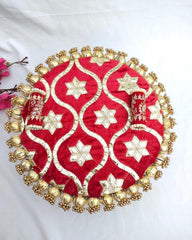 Sunshine Pearl Decorative Laddu Gopal Chowki