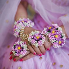 Floral Sky Blue Lavender Kalere🌼