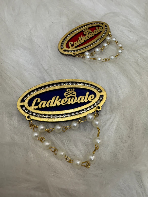 Ladkiwale Weeding Brooch MDF