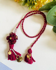 Floral Tassel Designer Rakhi