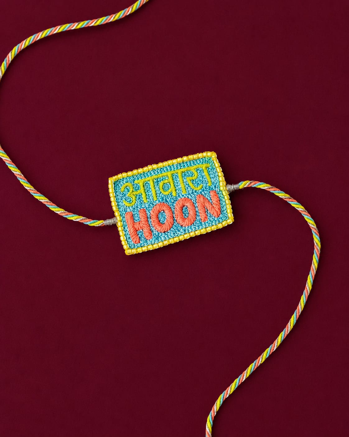 Aawara Hoon Embroidered Rakhi
