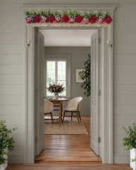 Royal Red Rose Floral Door Hanging Toran