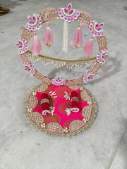 Maharaja Style Laddu Gopal Singhasan