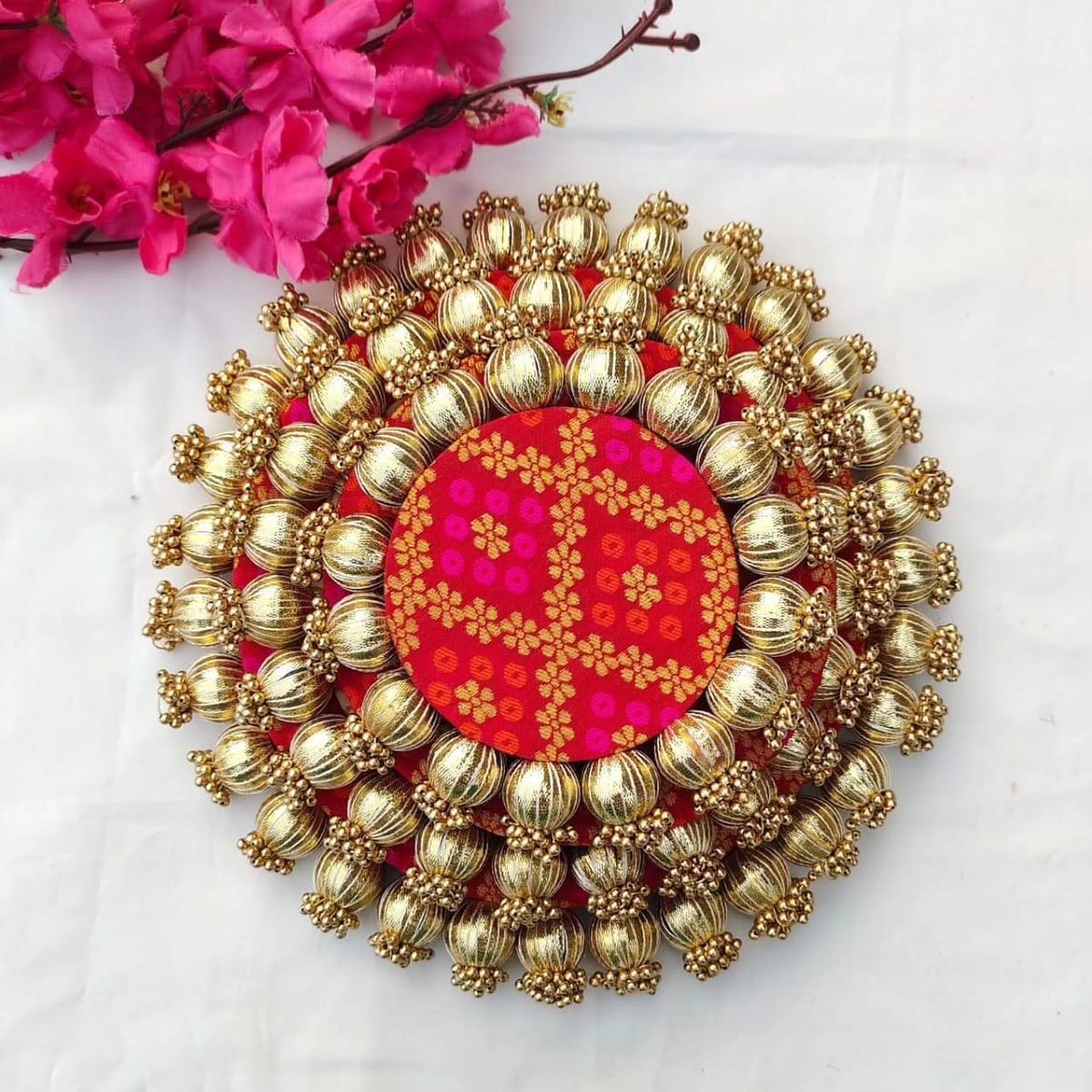 Red Printed Plate