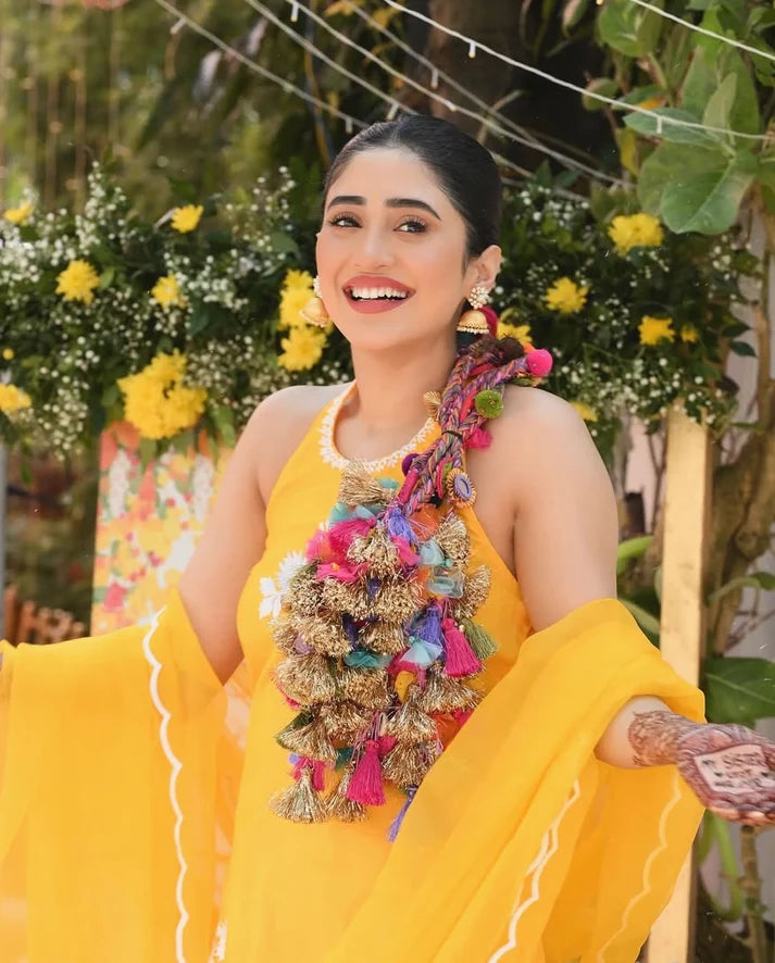 Sivangi Inspired Multy Colour Hair Parandi