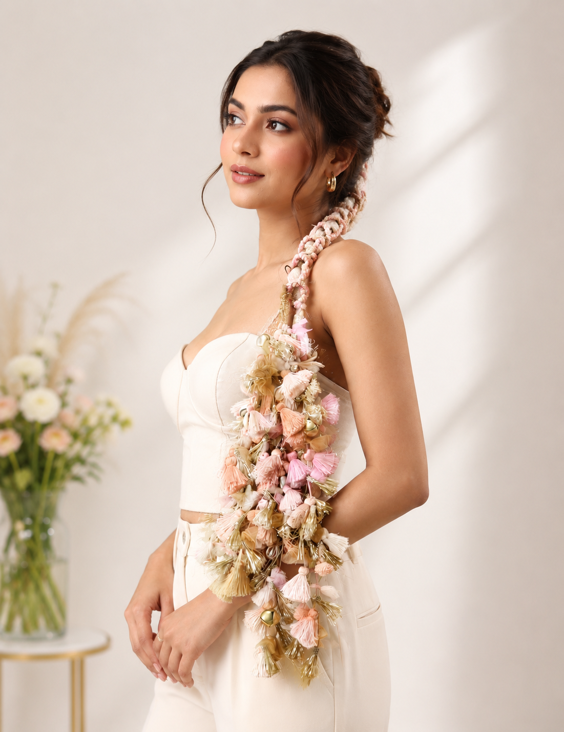 Pink Colour Parandi