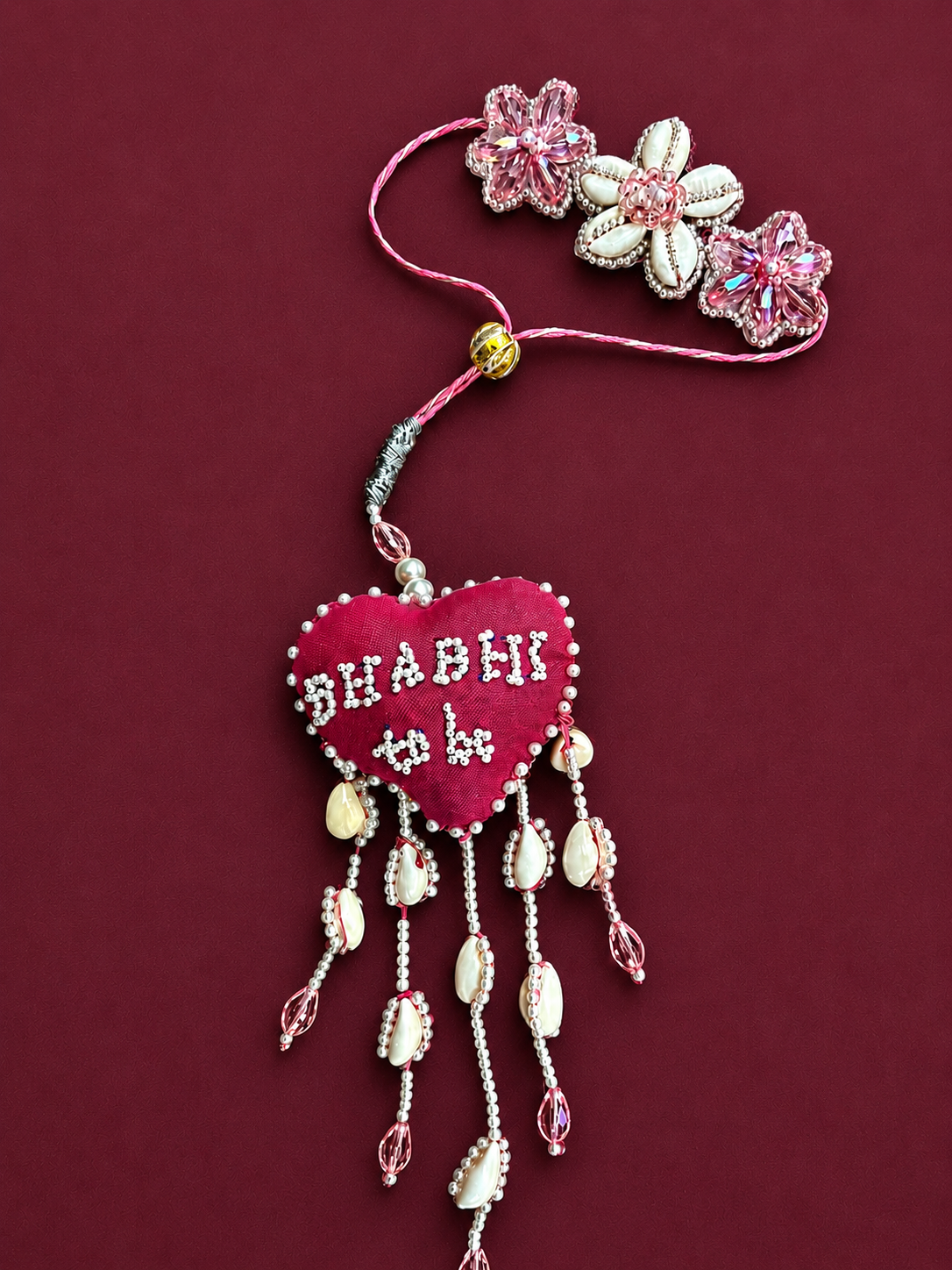 Heart Shape Rakhi with "Bhabhi to be" Text | Special First Raksha Bandhan Rakhi