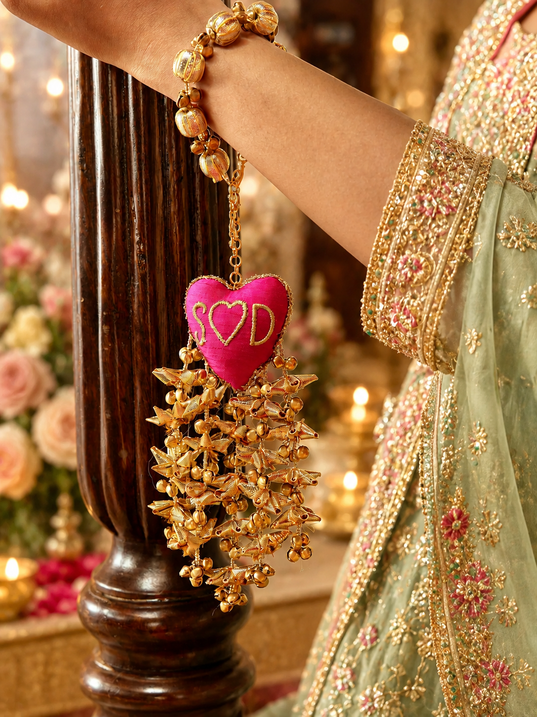 Pink Name Customized – Personalized Bangle Hanging