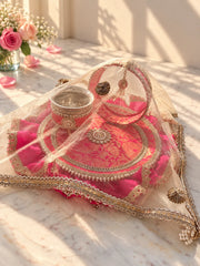 Jhilmil Karwa Chauth Thali Set