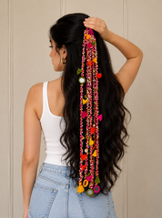 Rashmika Mandanna Hair Parandi (Dark Pink)