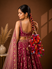 Punjabi Braid Accessory with Tassels