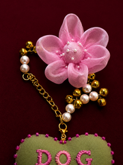 Heart Shape Rakhi with "Dog Mom" Text | Special First Raksha Bandhan Rakhi