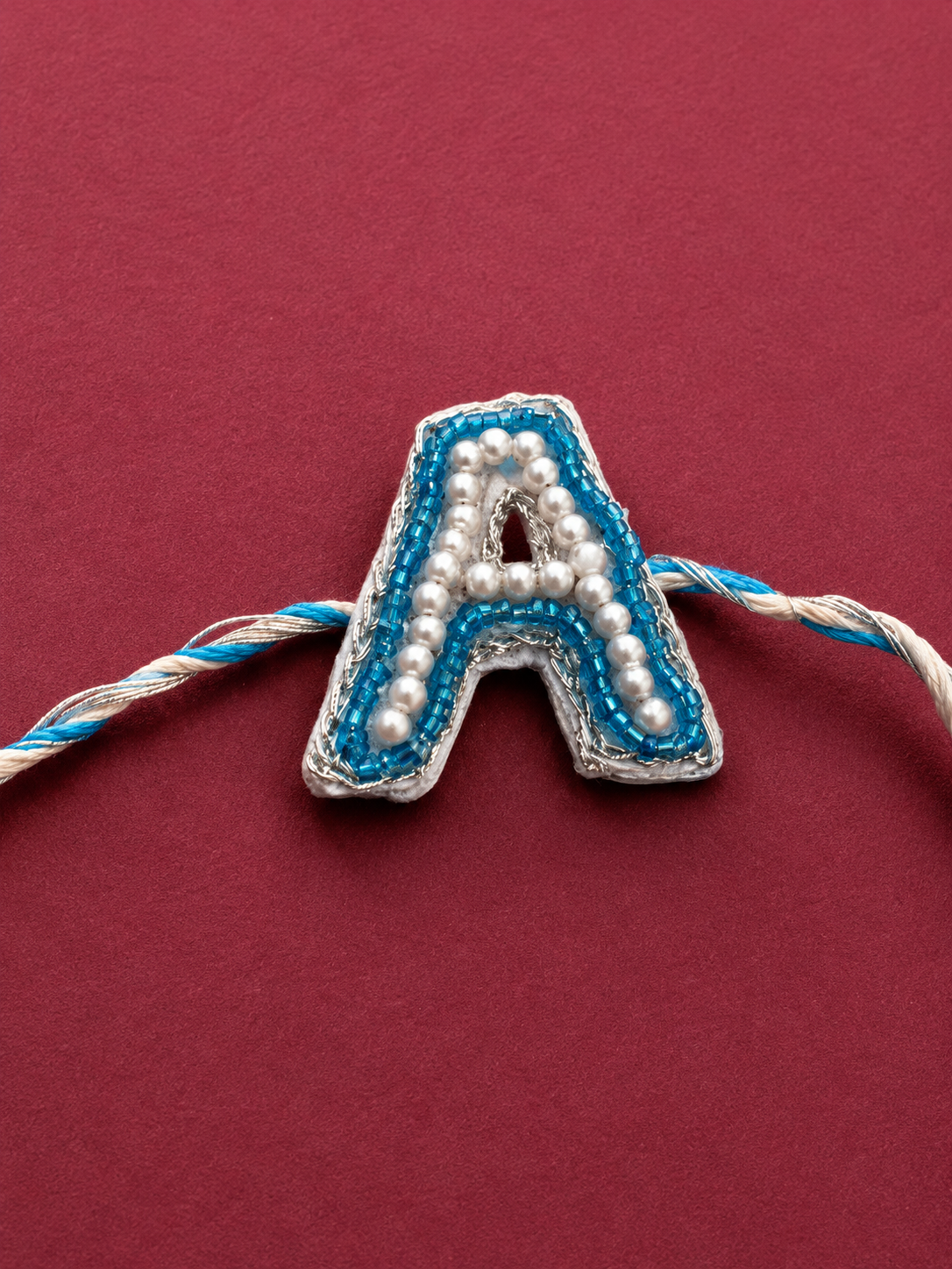 Auspicious A to Z letter Rakhi | Traditional Spiritual Rakhi
