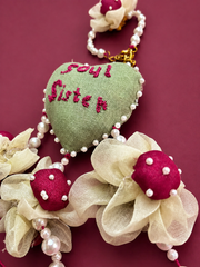 Heart Shape Rakhi with "Soul Sister" Text | Special First Raksha Bandhan Rakhi