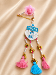 Mom To Be Lumba Rakhi | Handmade Baby Shower & Raksha Bandhan Bracelet for Bhabhi